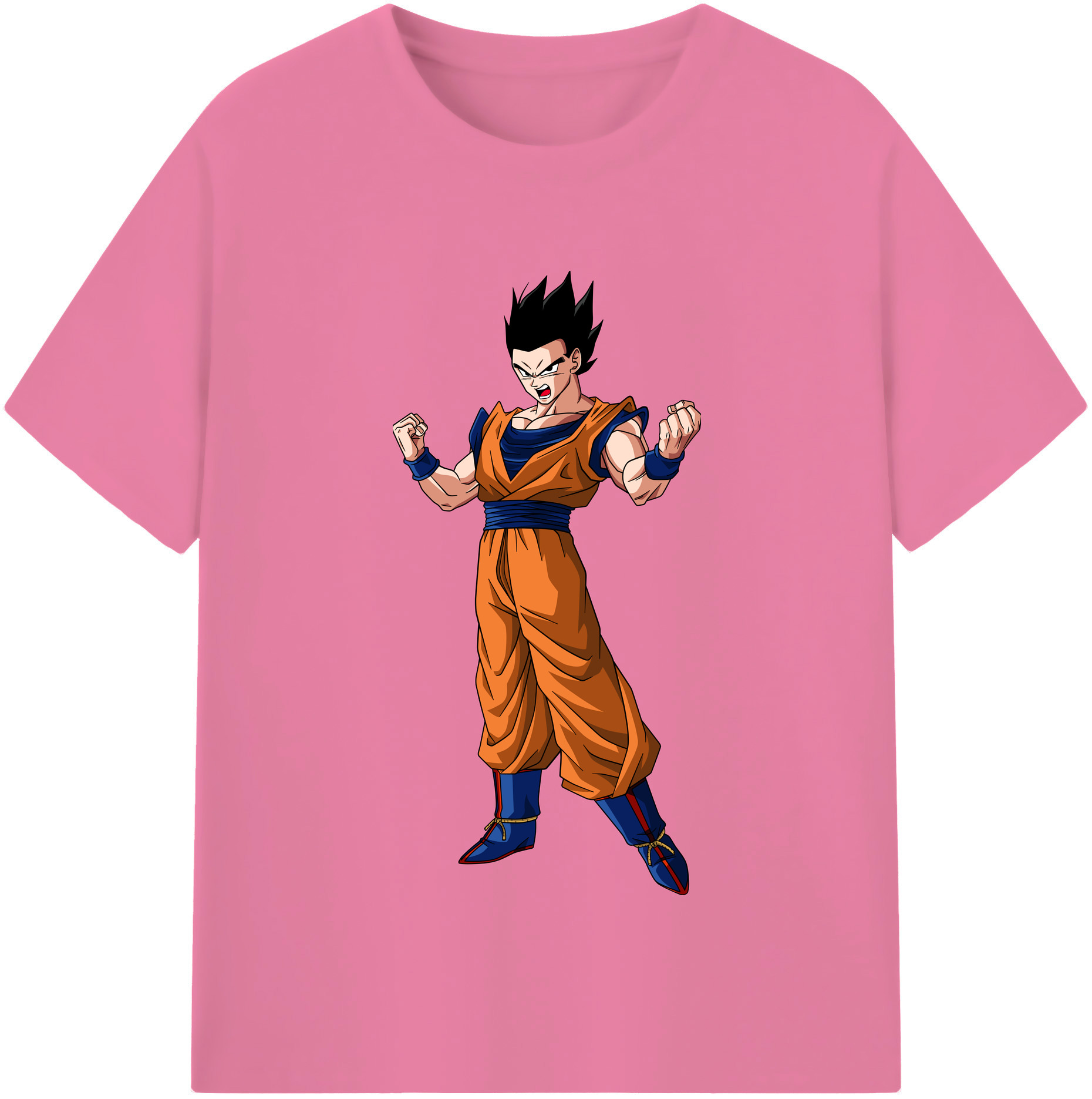 （画像用） ドラゴンボール 孫 悟飯（そんごはん）DRAGON BALL Son Gohan 綿100％半袖Tシャツ（フロントプリント）